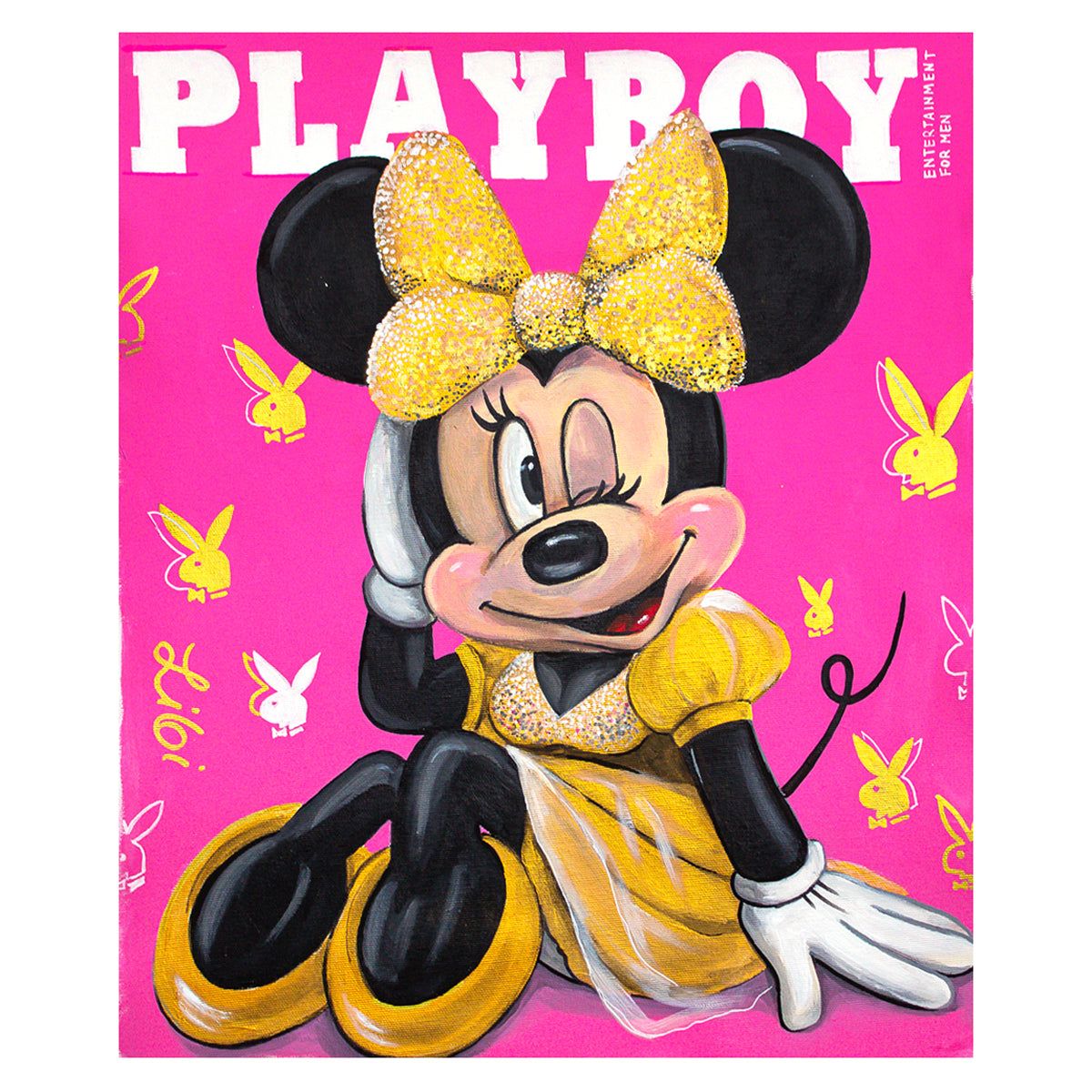 Libi- Original Acrylic on Canvas "Cover Girl"