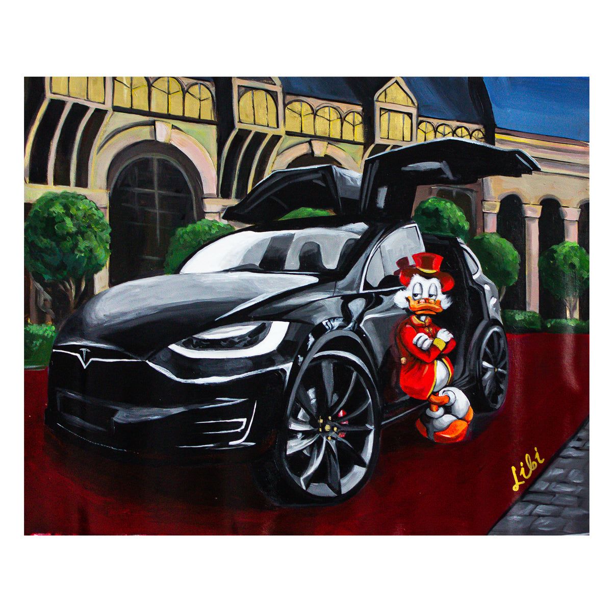 Libi- Original Acrylic on Canvas "EV"