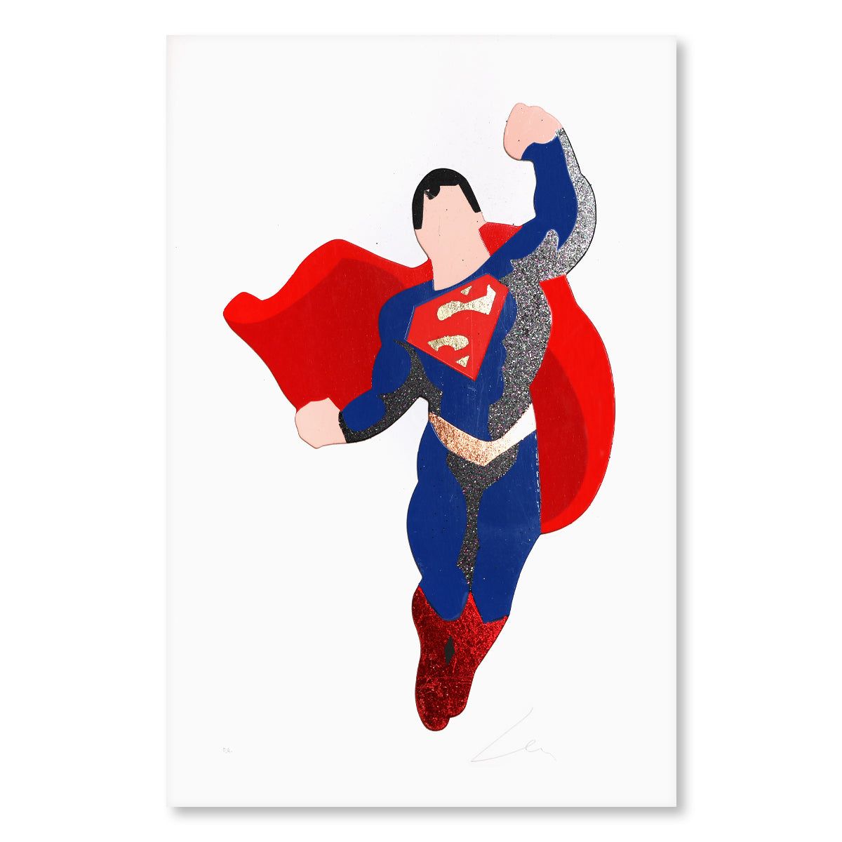 Marco Lodola- Silkscreen "Fight for love"