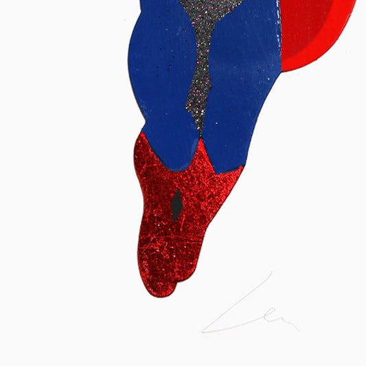 Marco Lodola- Silkscreen "Fight for love"