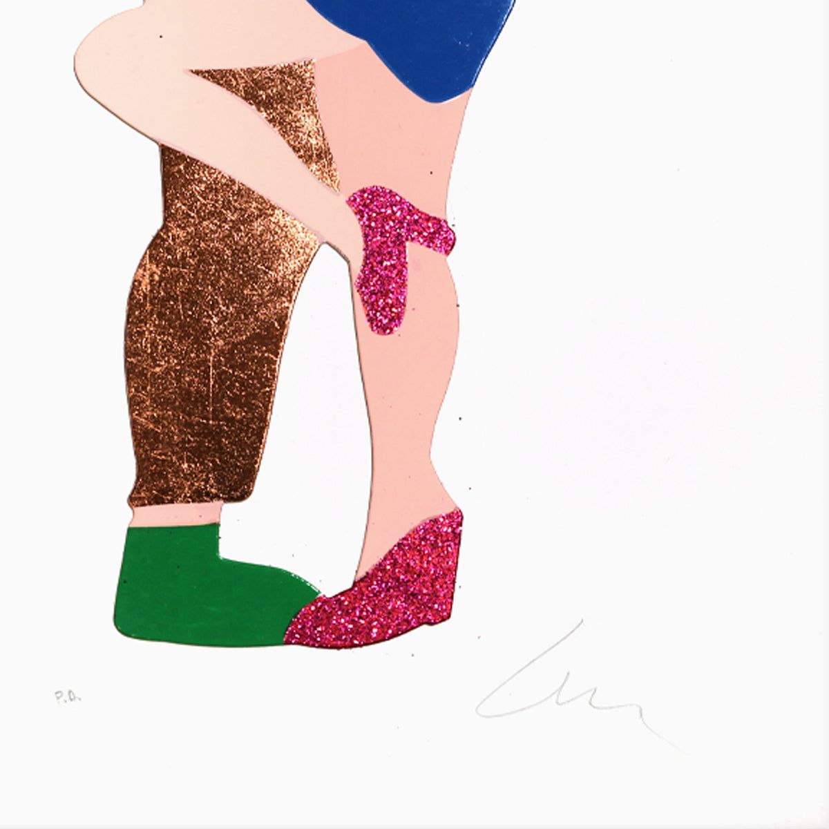 Marco Lodola- Silkscreen "Partner in crime"