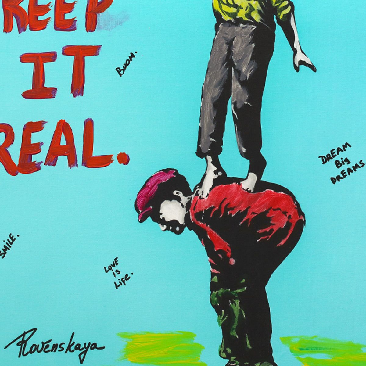 Nastya Rovenskaya- Mixed Media "Creation"