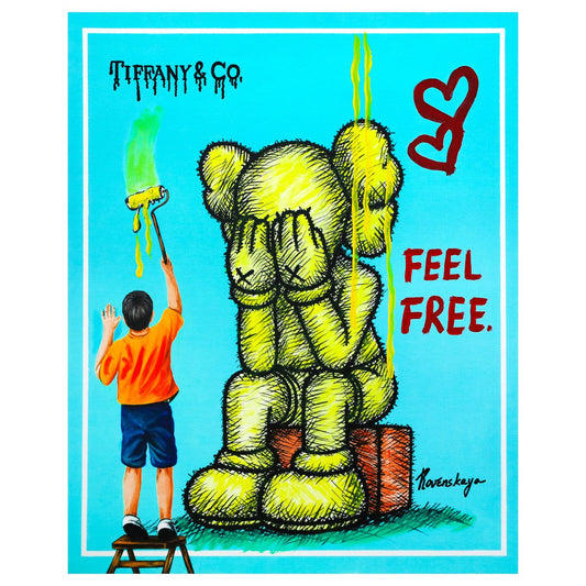 Nastya Rovenskaya- Mixed Media "Imagination"