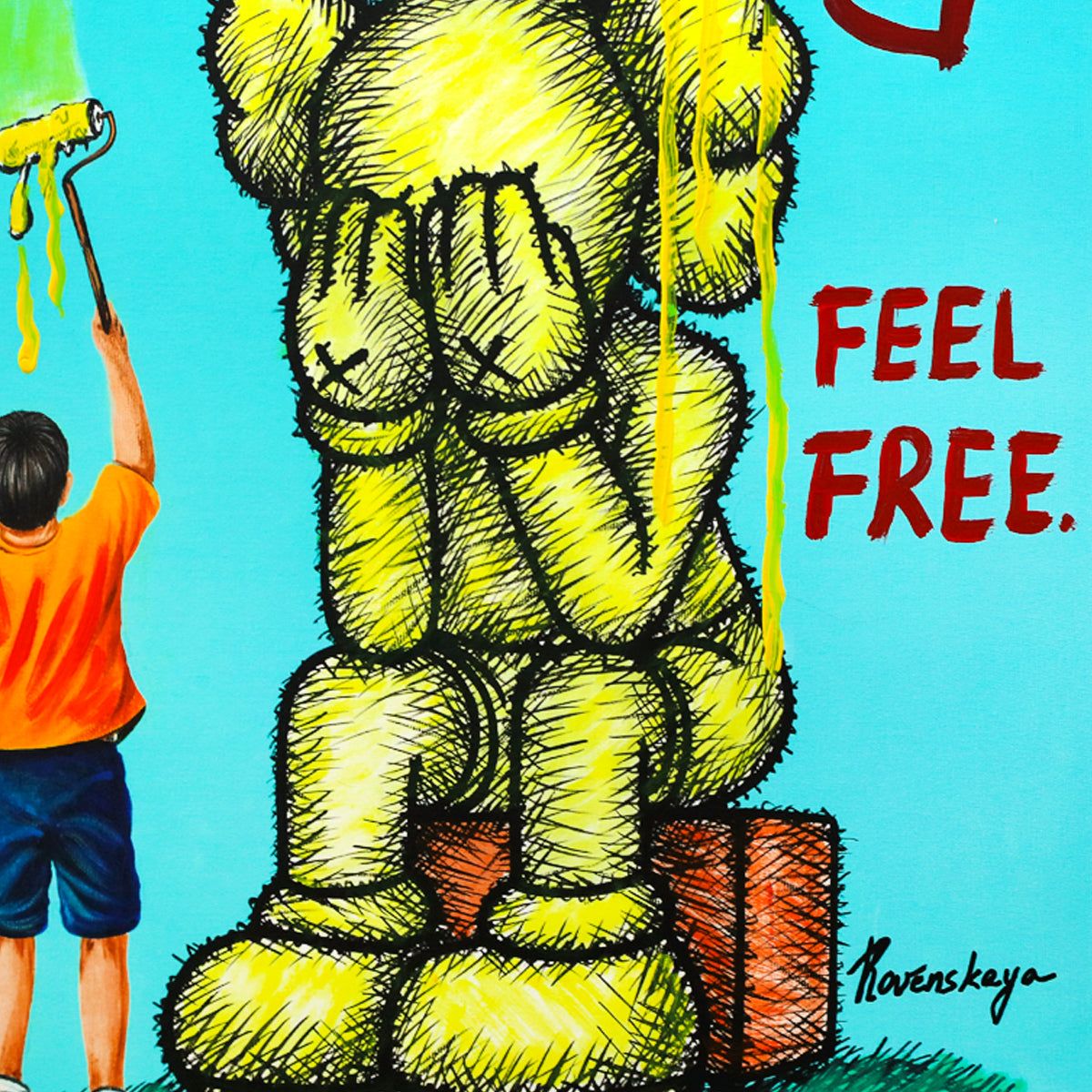 Nastya Rovenskaya- Mixed Media "Imagination"