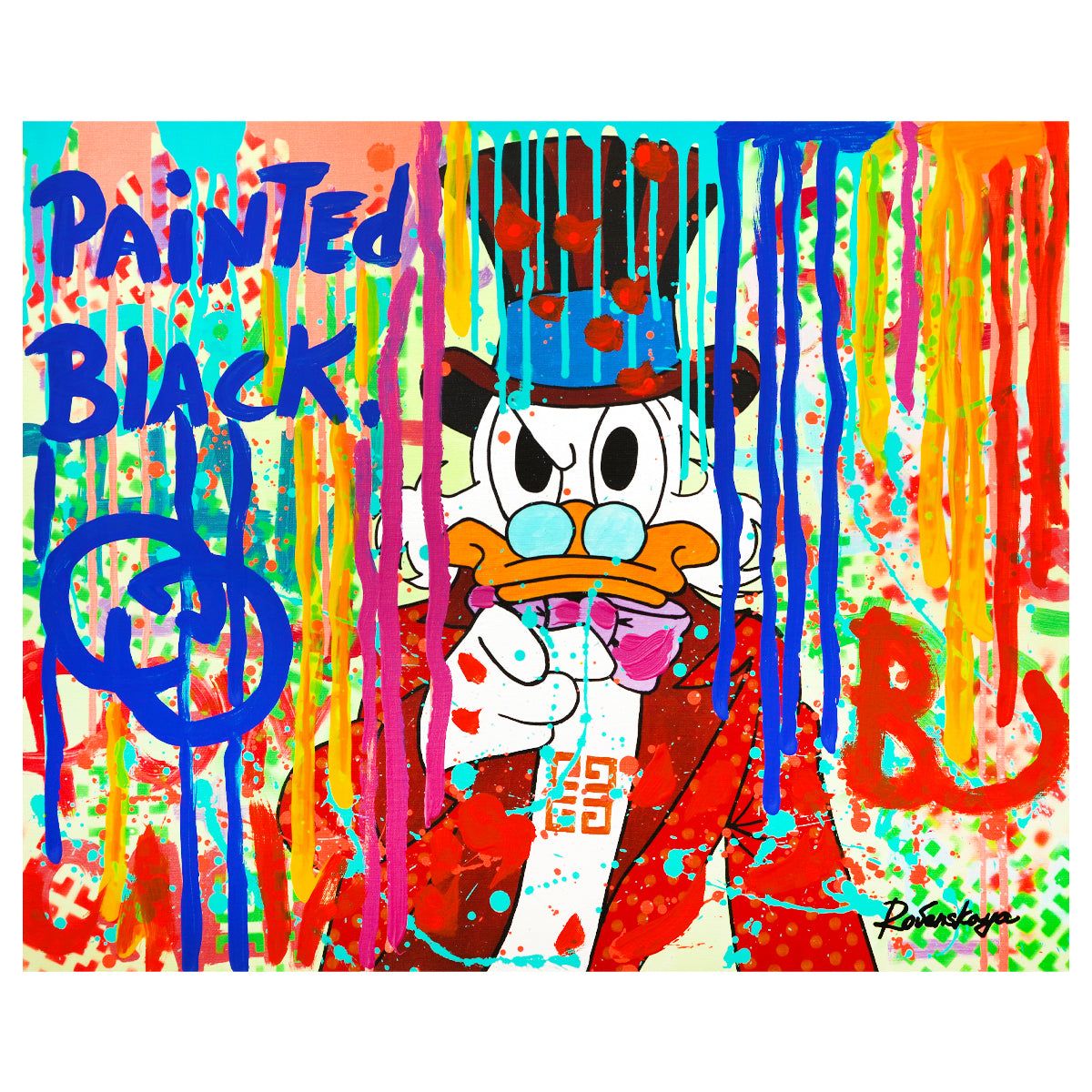 Nastya Rovenskaya- Mixed Media "You Can Do It"