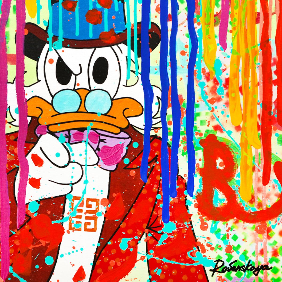 Nastya Rovenskaya- Mixed Media "You Can Do It"