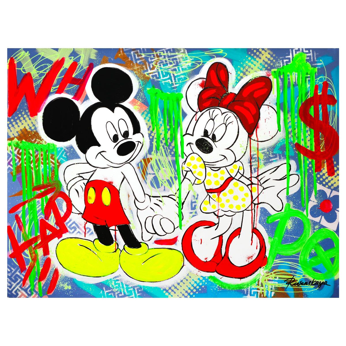 Nastya Rovenskaya- Mixed Media "Love in Red"