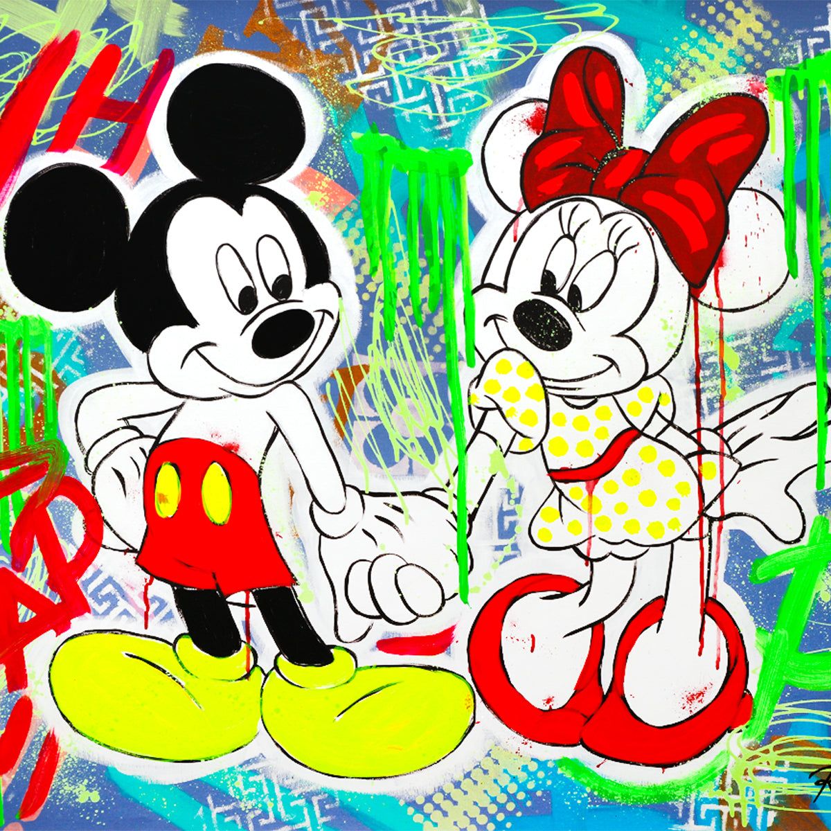 Nastya Rovenskaya- Mixed Media "Love in Red"