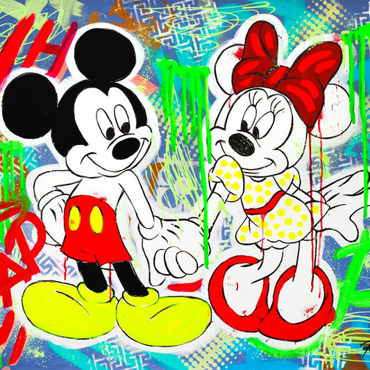 Nastya Rovenskaya- Mixed Media "Love in Red"