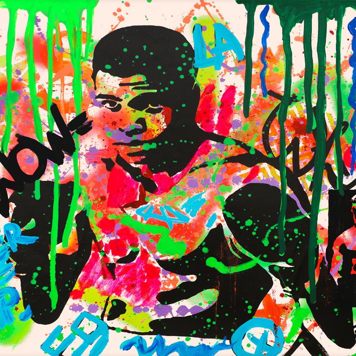 Nastya Rovenskaya- Mixed Media "Ready To Fight"