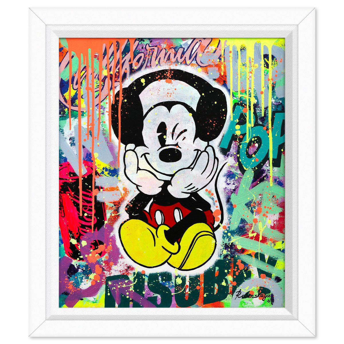 Nastya Rovenskaya- Original Oil on Canvas "Love Edition"
