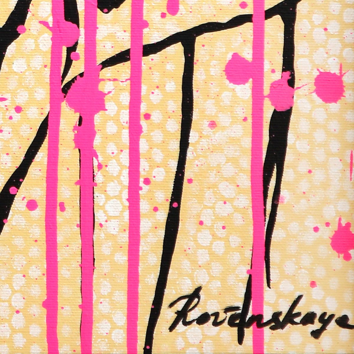 Nastya Rovenskaya- Original Oil on Canvas "Viva Graffiti Vegas"