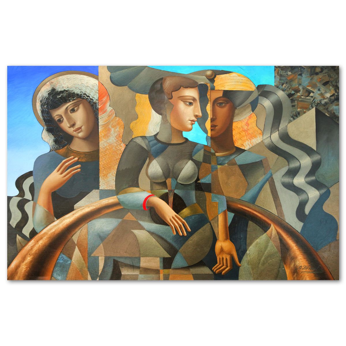 Oleg Zhivetin- Original Oil on Linen "Arch"