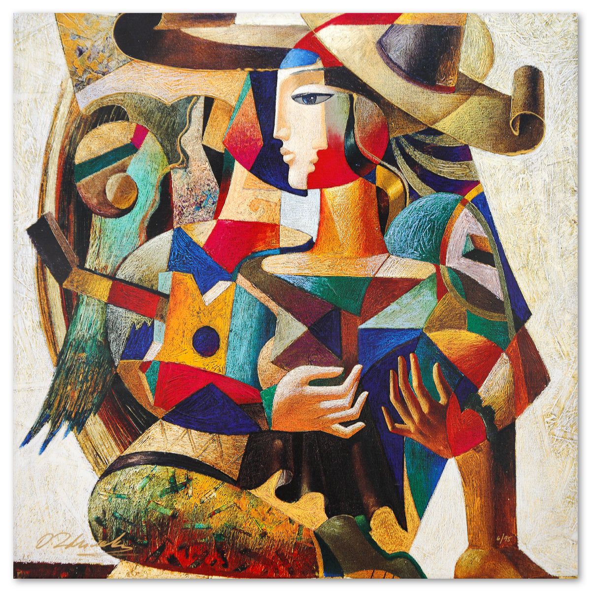 Oleg Zhivetin- Limited Edition Silkscreen "Two Musicians"