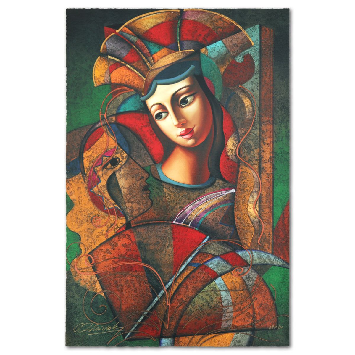Oleg Zhivetin- Silkscreen "Thoughtfulness"