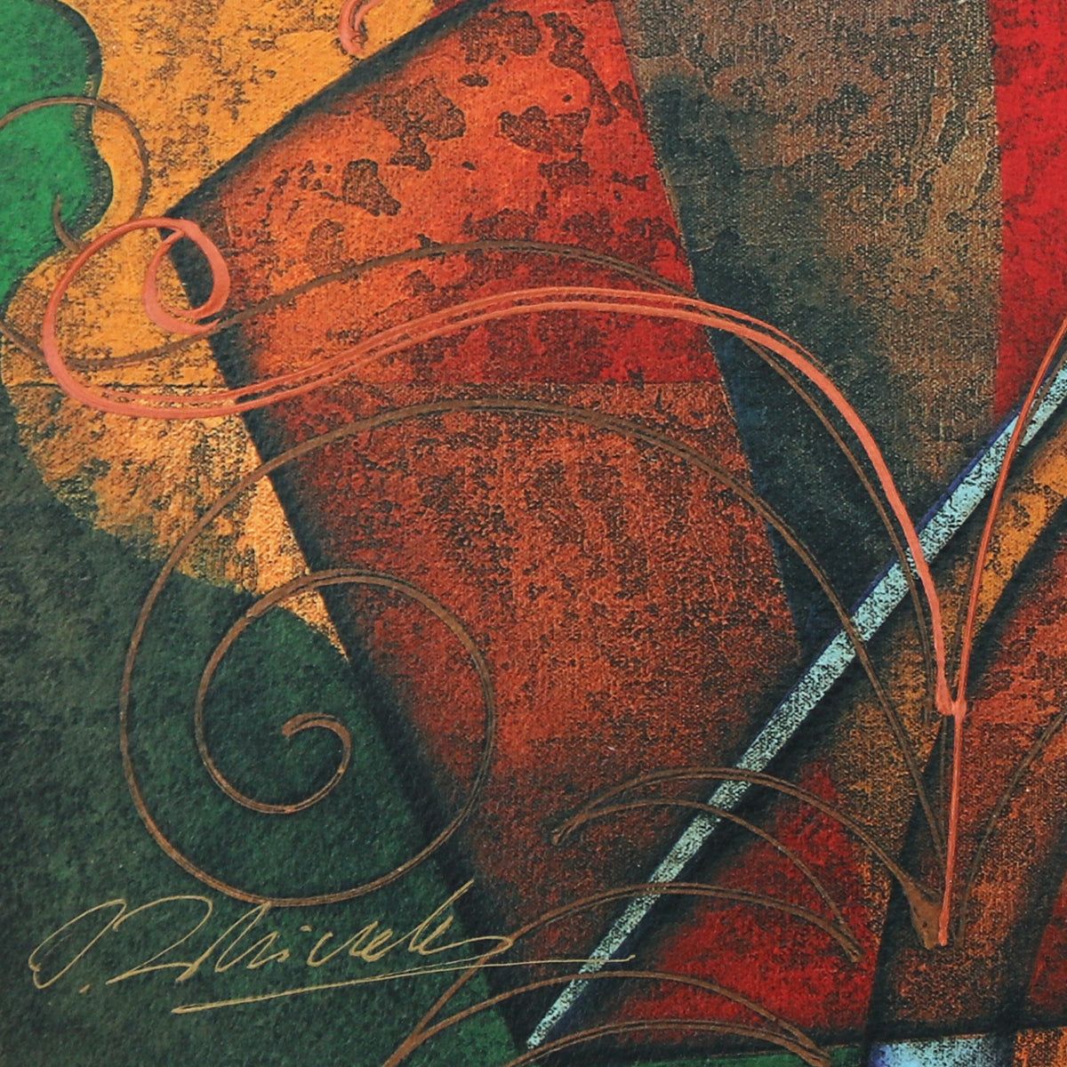 Oleg Zhivetin- Silkscreen "Thoughtfulness"