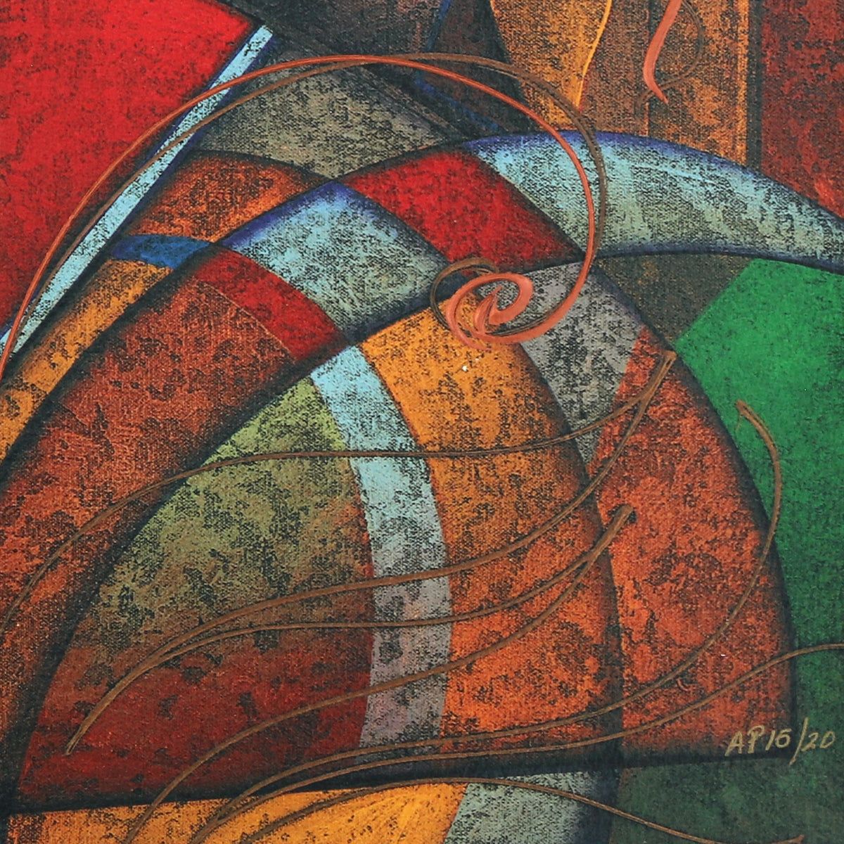 Oleg Zhivetin- Silkscreen "Thoughtfulness"