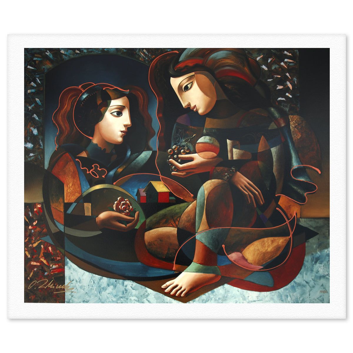 Oleg Zhivetin- Silkscreen "Their Harvest"