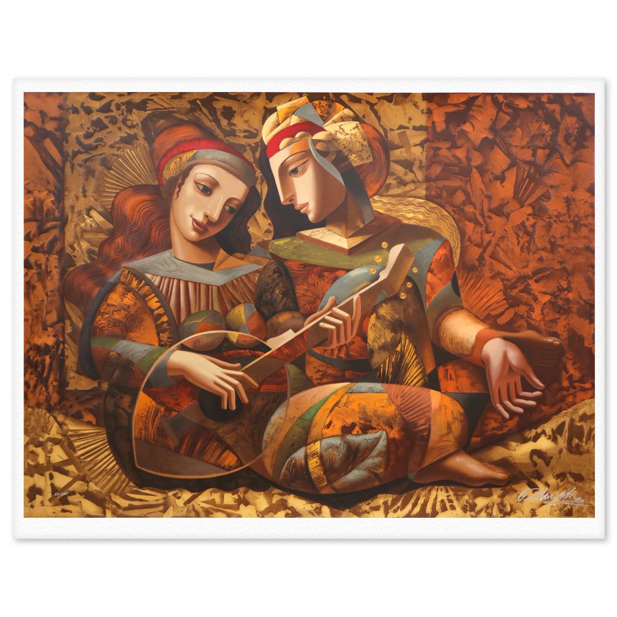 Oleg Zhivetin- Silkscreen "Serenade"