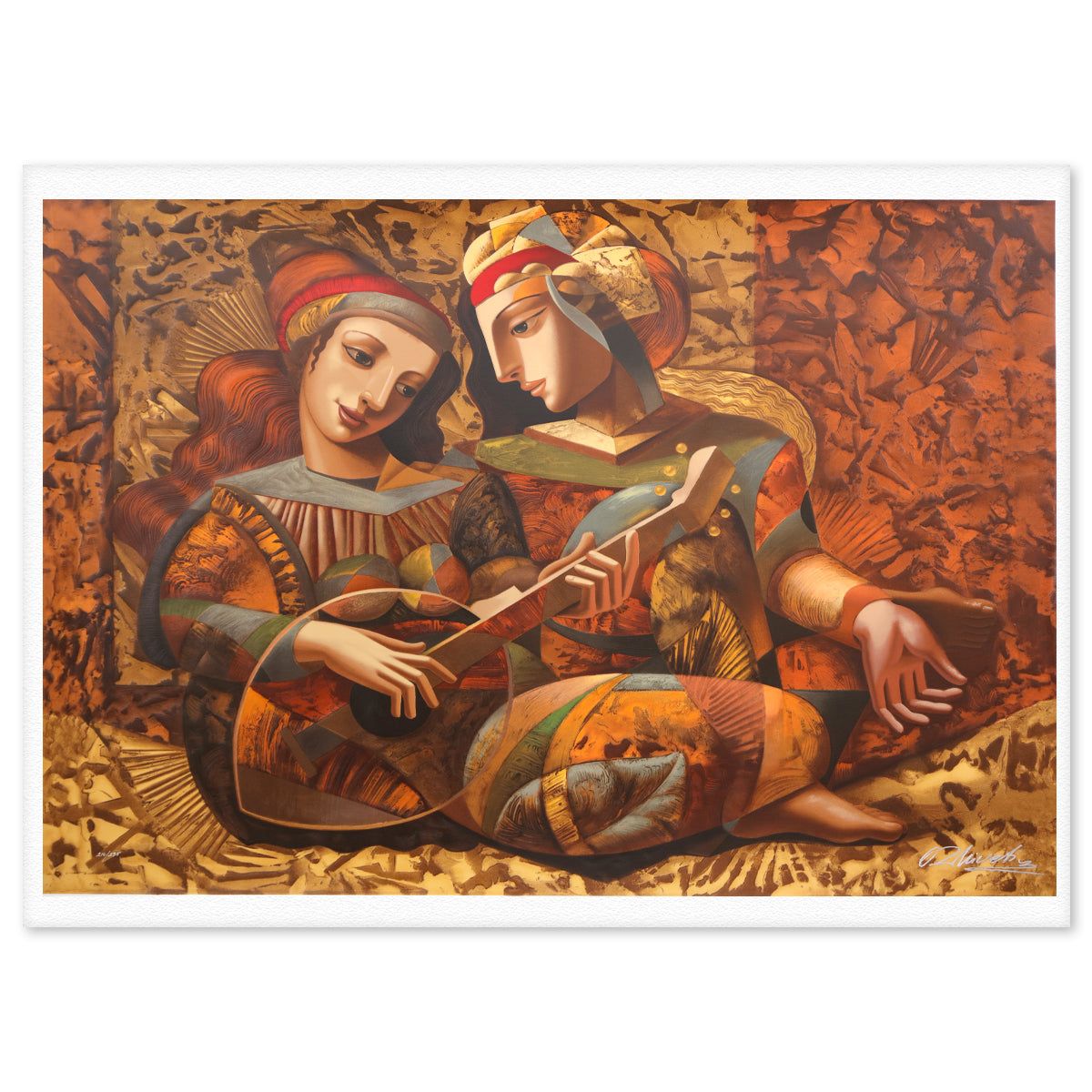Oleg Zhivetin- Silkscreen "Serenade"