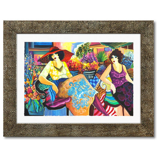 Patricia Govezensky- Original Watercolor "Ines and Sarah"