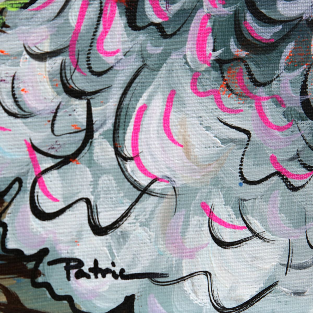 Patricia Govezensky- Original Acrylic on Canvas "Harmonic Waves"