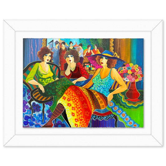 Patricia Govezensky- Original Watercolor "Gathering of Cultures"