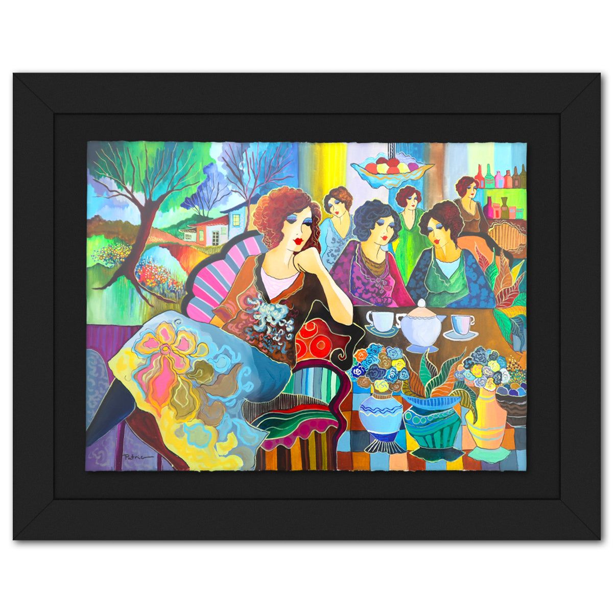 Patricia Govezensky- Original Watercolor "The Heartbeat of Celebration"