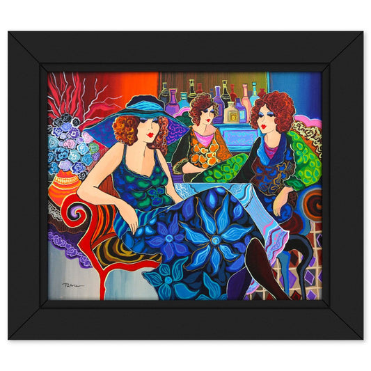 Patricia Govezensky- Original Acrylic on Canvas "A Moment in Time"