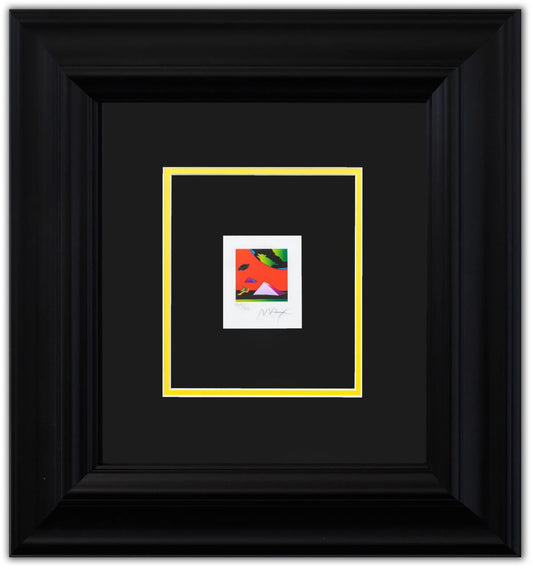 Peter Max- Original Lithograph "Jumper with Two Pyramids (Mini)"