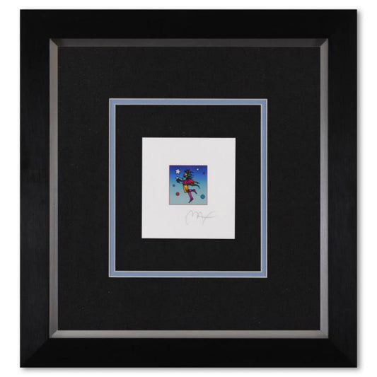 Peter Max- Original Lithograph "Star Catcher on Blue"
