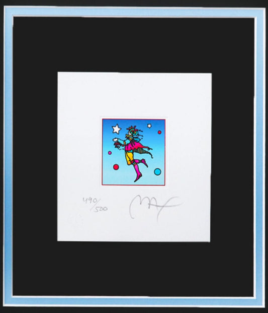 Peter Max- Original Lithograph "Cosmic Jumper"