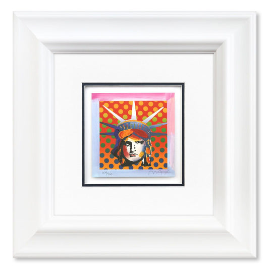Peter Max- Original Lithograph "Liberty Head"