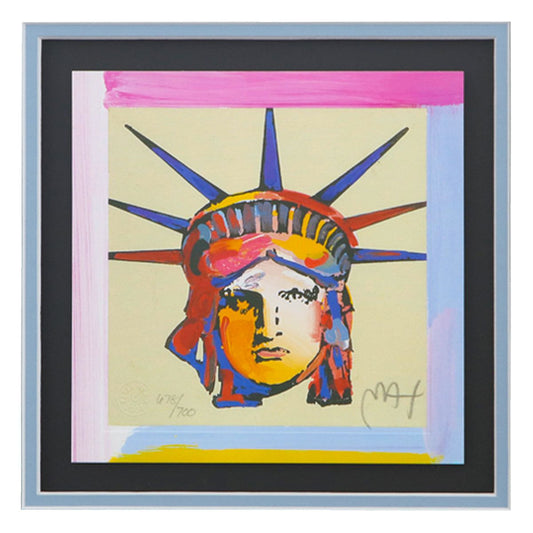 Peter Max- Original Lithograph "Liberty Head"