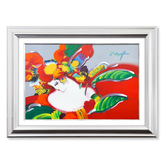 Peter Max- Original Mixed Media "Women In Love"