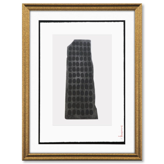 Richard Long- Photopolymer etching on Double Imperial Somerset Satin "WAR PAINT ON SLATE"