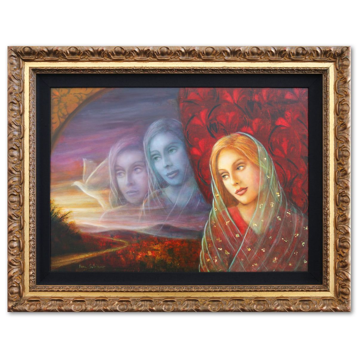 Rina Sutzkever- Original Oil on Masonite "Longing ll"
