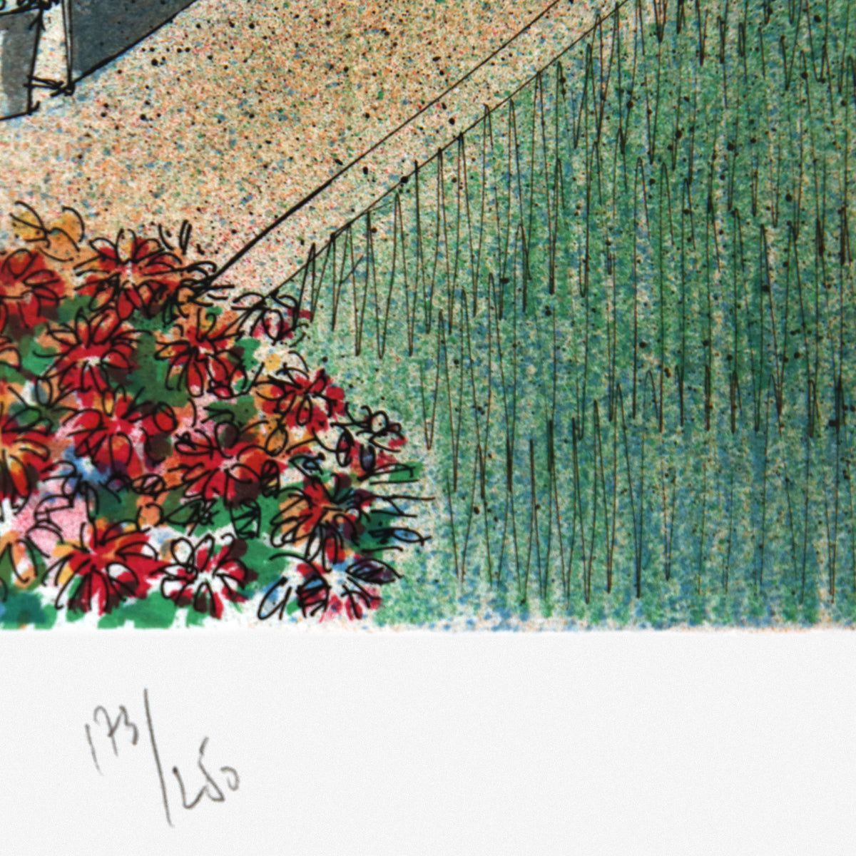 Rolf Rafflewski- Lithograph "Chateau de Langeais"