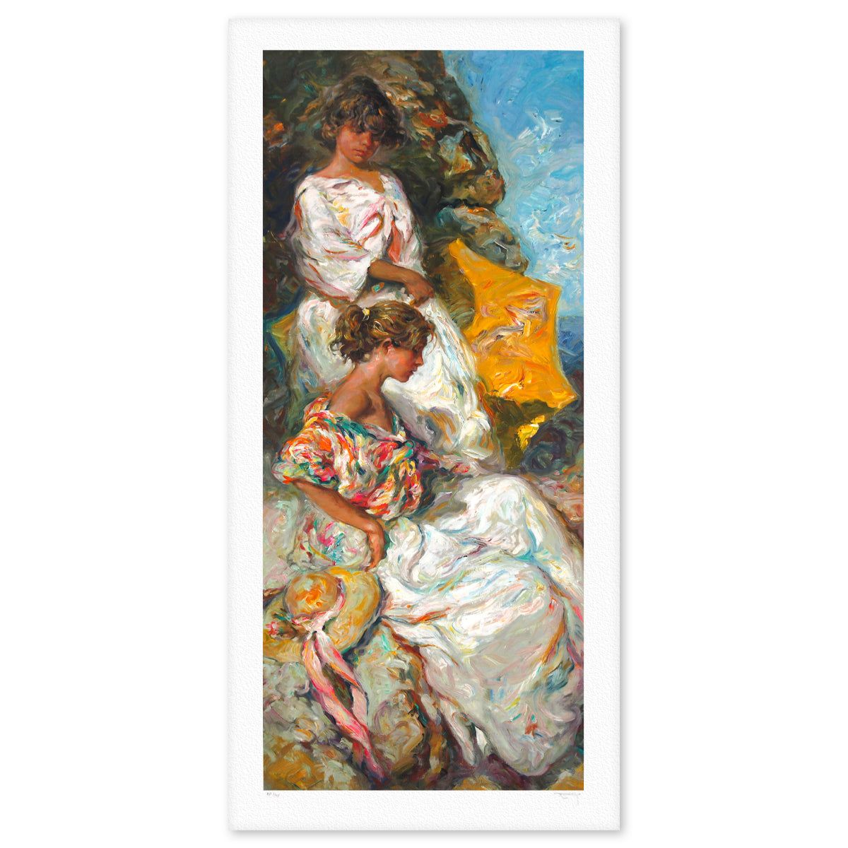 Royo- Serigraph "Junto al Mar"