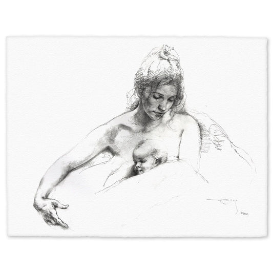Royo- Serigraph "Delicadeza"