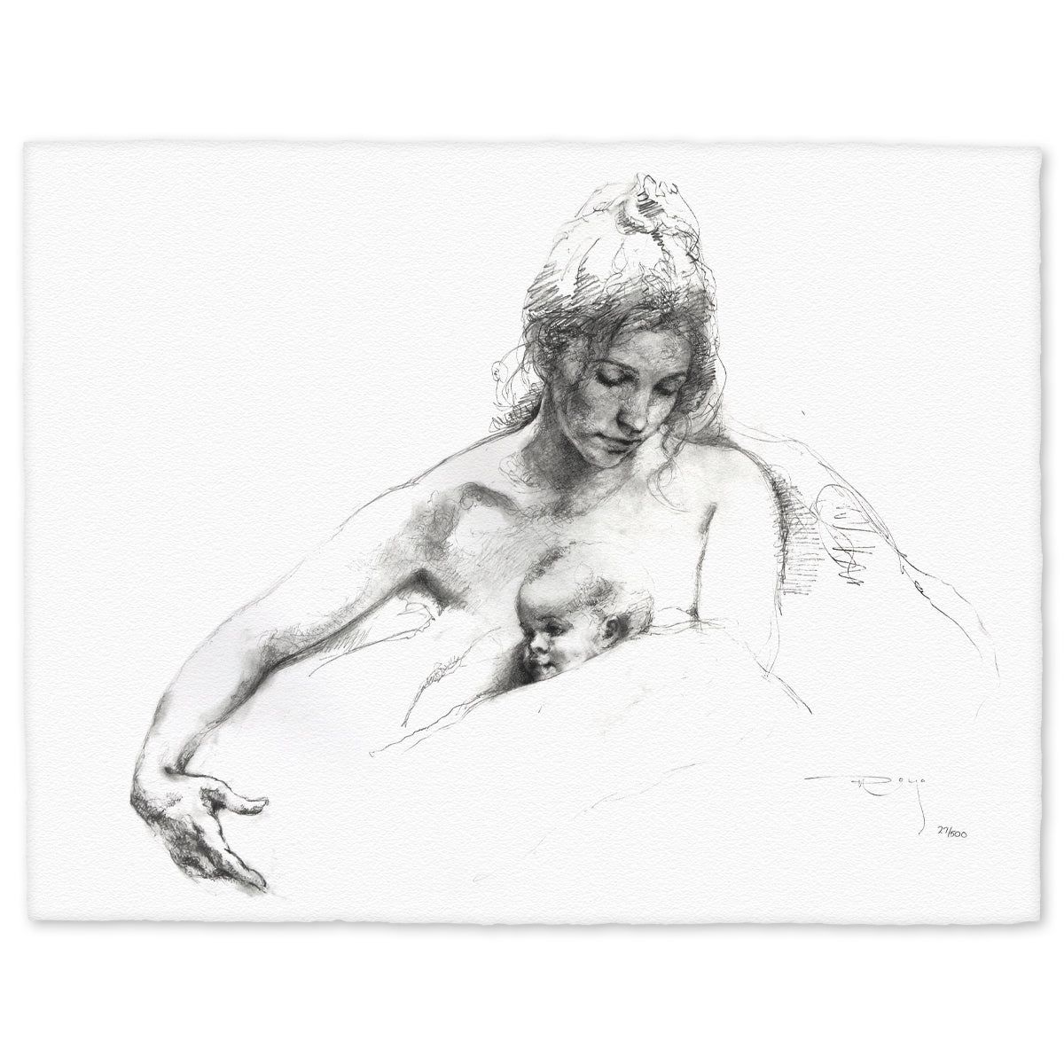 Royo- Serigraph "Delicadeza"