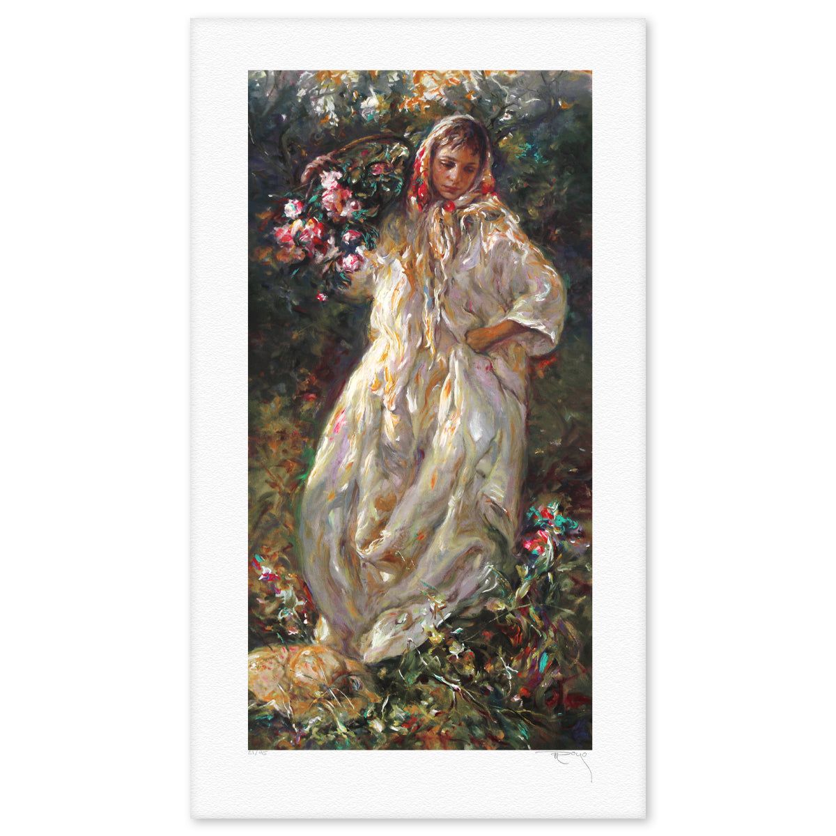 Royo- Serigraph "Autumn"