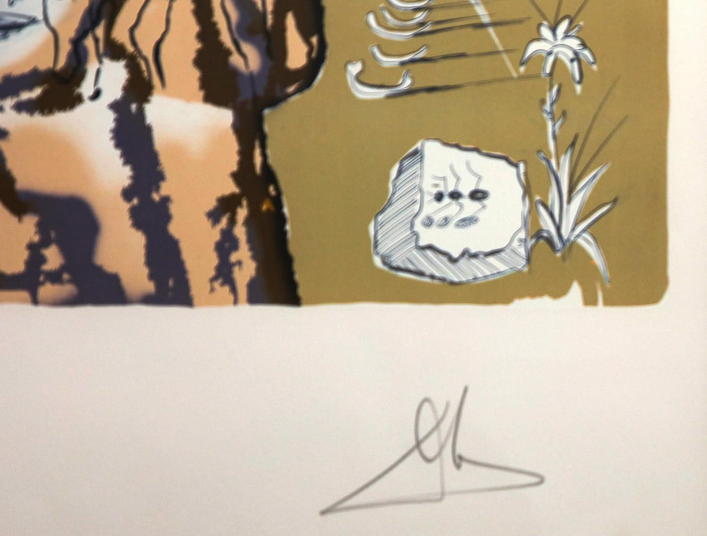 Salvador Dali- Original Lithograph "Earth Goddess"
