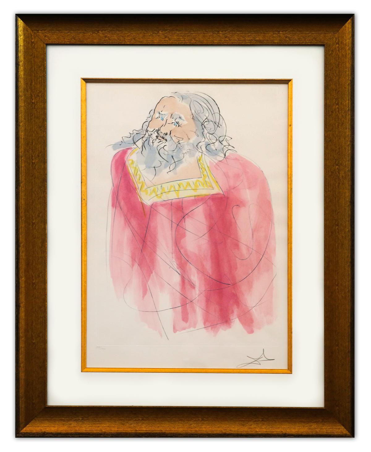 Salvador Dali- Original Lithograph "Jeremiah"
