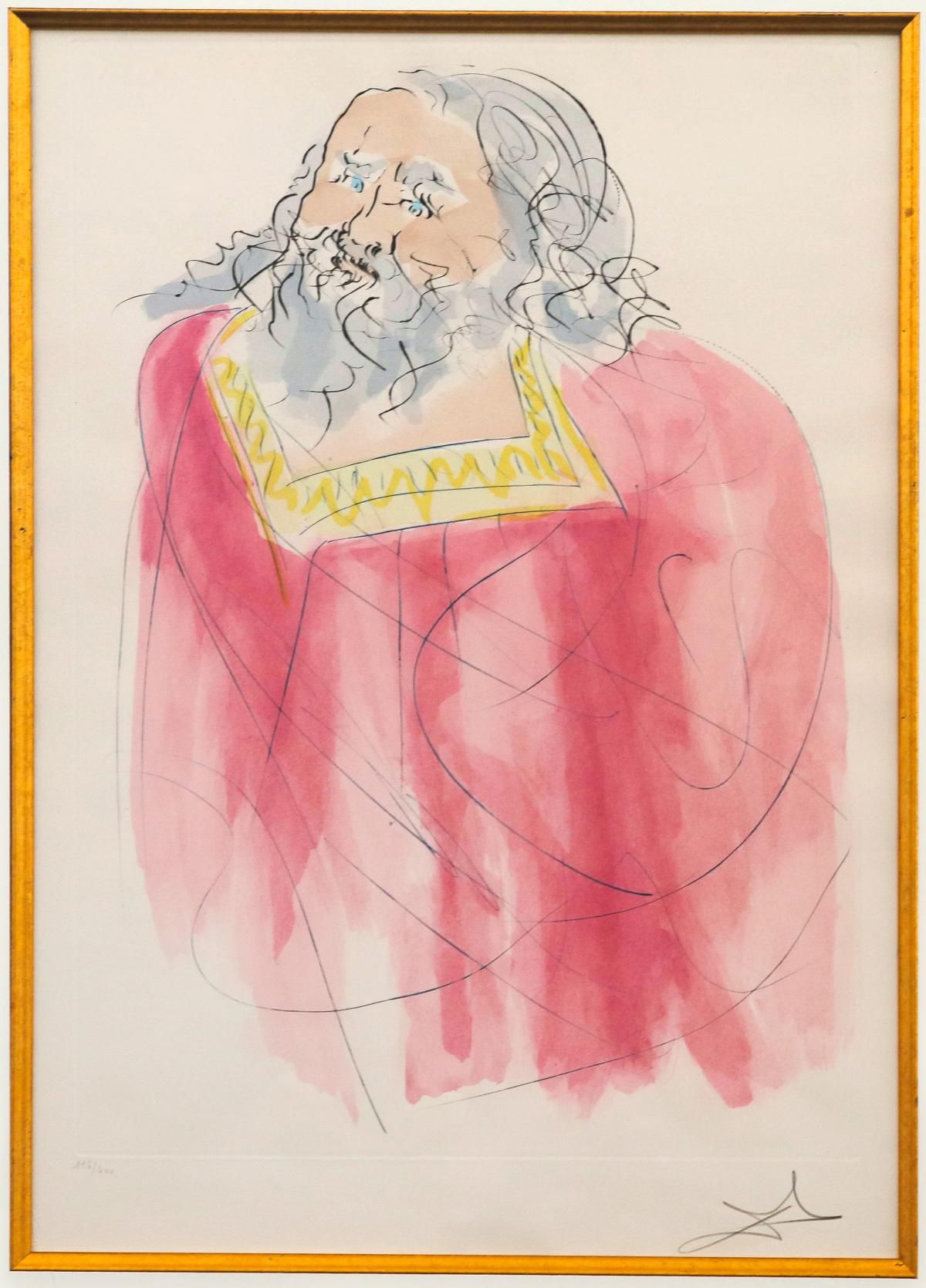 Salvador Dali- Original Lithograph "Jeremiah"