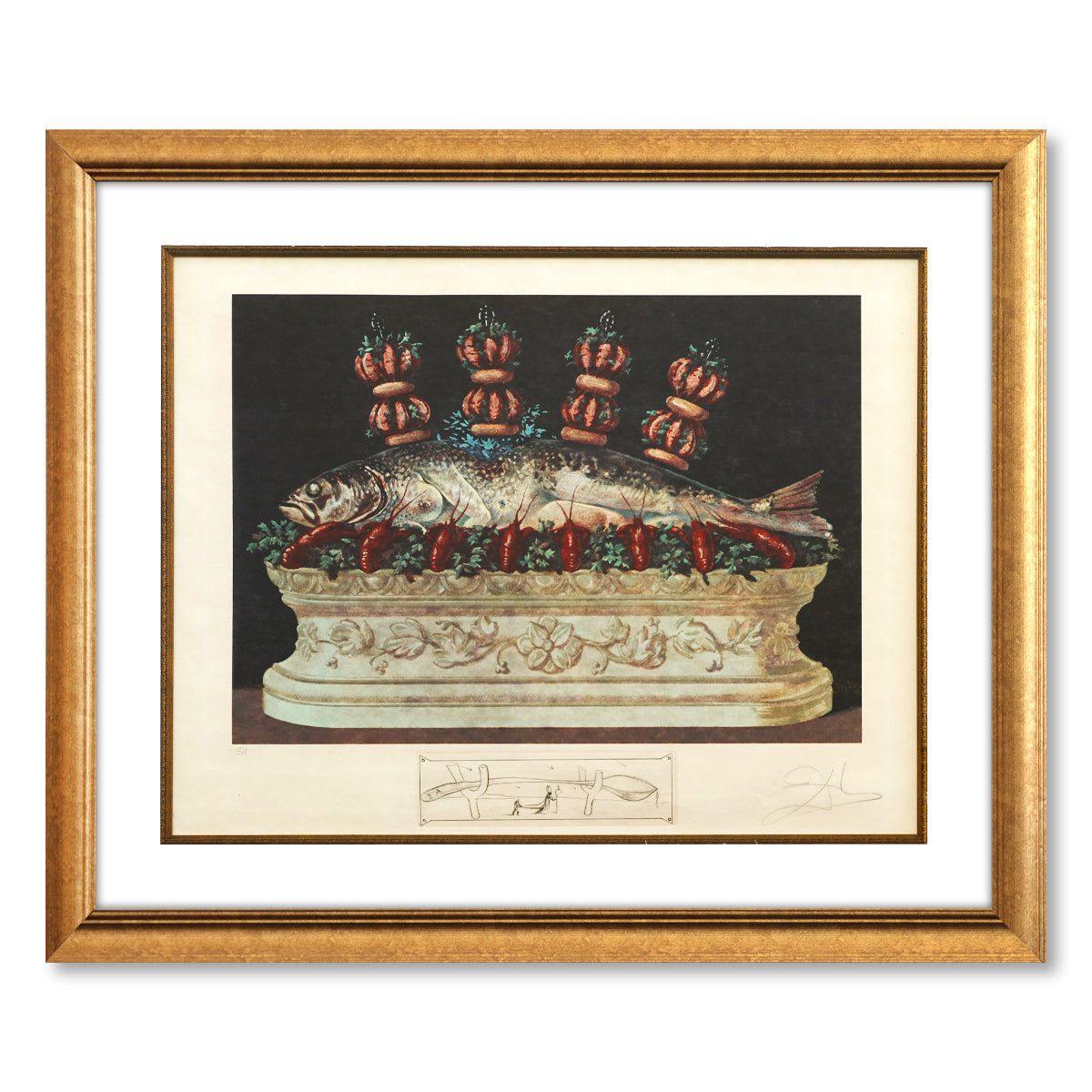 Salvador Dali- Original Lithograph "Les Panaches Panaches"