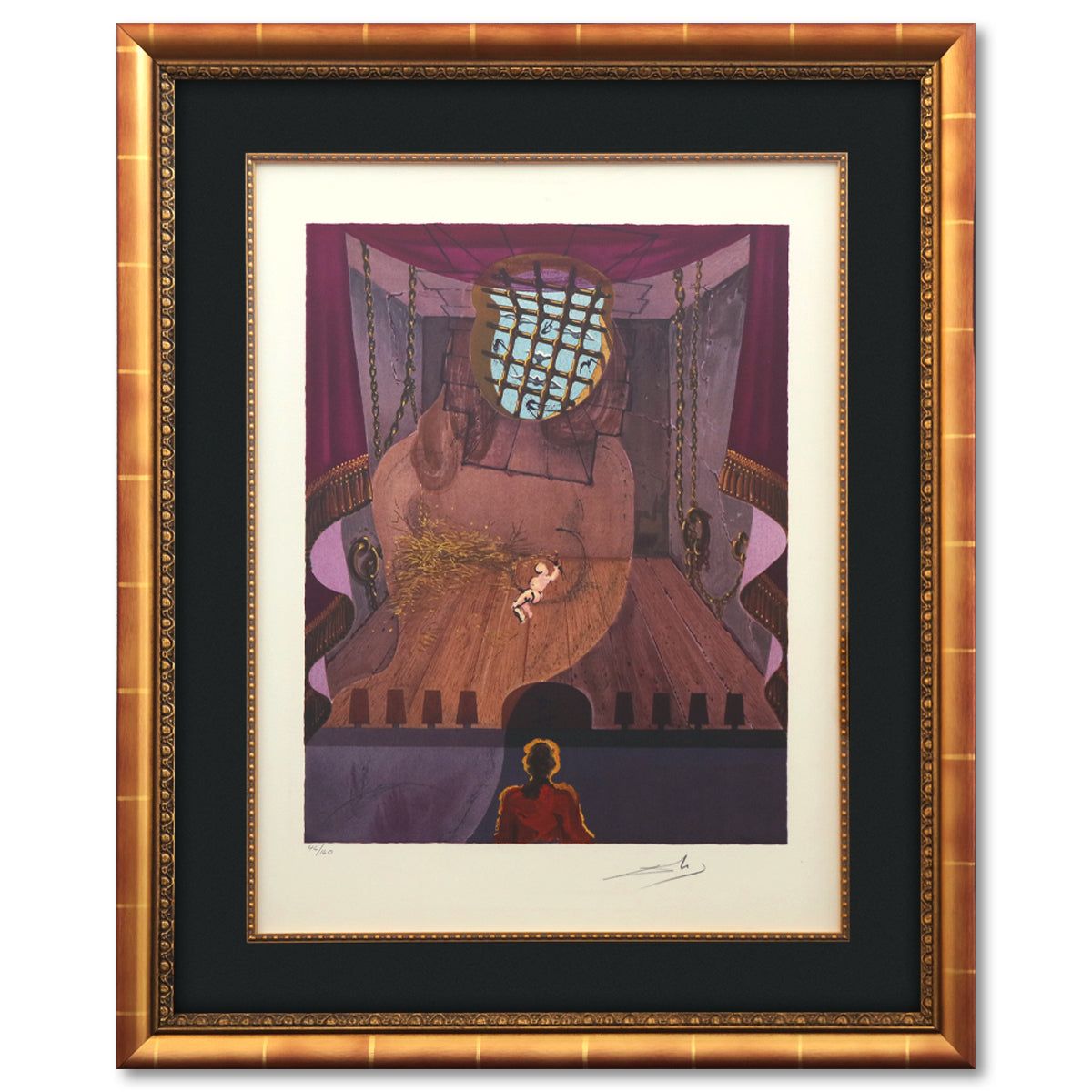Salvador Dali- Original Lithograph "Damis and Durval"
