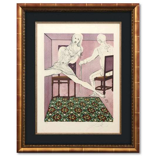 Salvador Dali- Original Lithograph "Marianne and the Chevalier"