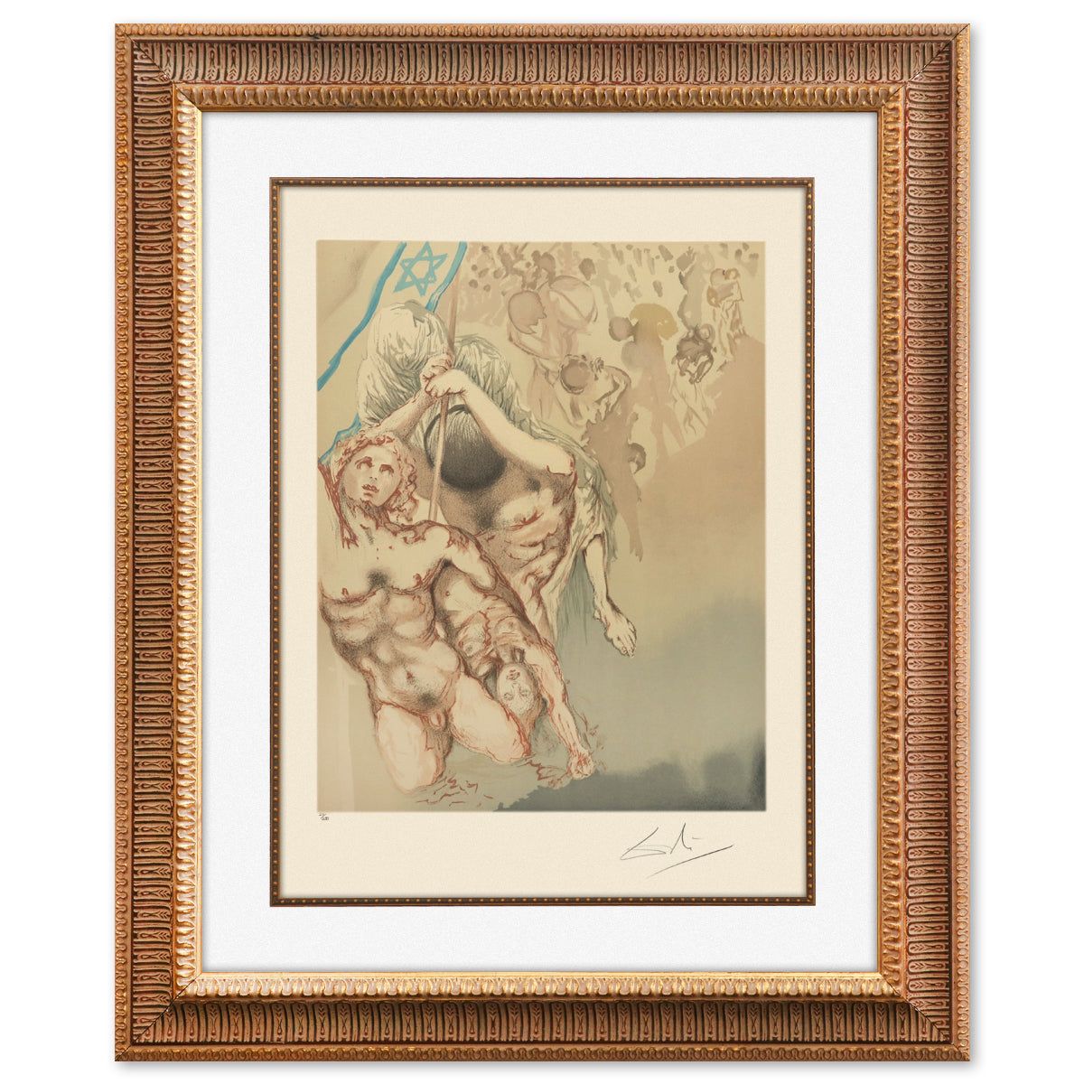 Salvador Dali- Original Lithograph "We Shall Go Up at Once"