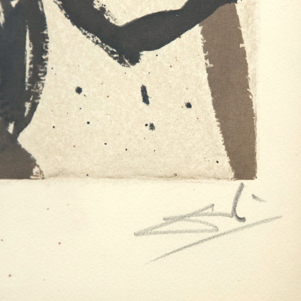 Salvador Dali- Original Lithograph "Arise, Barak, and lead"